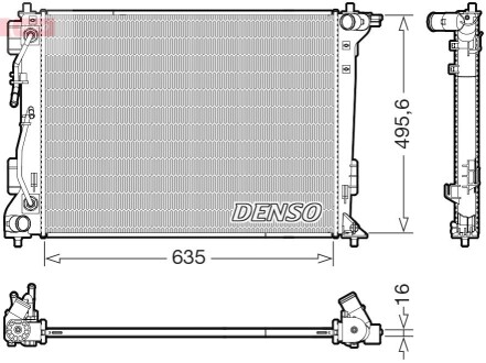 Chodnica HYUNDAI / KIA TUCSON / SPORTAGE 15- DENSO DRM41036 (фото 1)