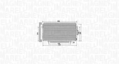 Skraplacz SUBARU IMPREZA/FORESTER (SH)2.0 AWD MAGNETI MARELLI 350203998000
