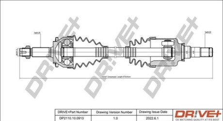 P├ô┼üO┼Ü NAP─śDOWA TOYOTA AVENSIS 08-18 LEWA DR!VE+ DP2110100913