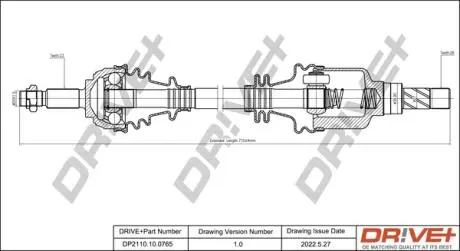 P├ô┼üO┼Ü NAP─śDOWA RENAULT MEGANE 03-09 LEWA DR!VE+ DP2110100765