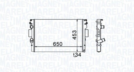 Chodnica IVECO DAILY IV 40C13 V, 40C13 V/P MAGNETI MARELLI 350213154000