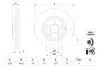 TARCZA HAM./PRZ/ JEEP GRAND CHEROKEE IV 16- BOSCH 0986479G78 (фото 1)