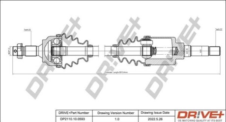 P├ô┼üO┼Ü NAP─śDOWA PEUGEOT 207 07-13 PRAWA DR!VE+ DP2110100593