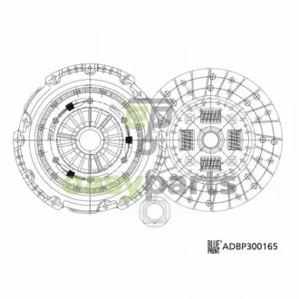 Комплект сцепления (с упорным подшипником) BLUE PRINT ADBP300165