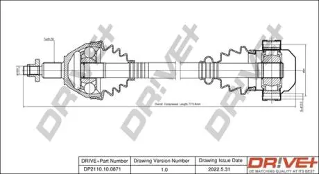 P├ô┼üO┼Ü NAP─śDOWA SEAT IBIZA 02-09 PRAWA DR!VE+ DP2110100871