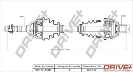 P├ô┼üO┼Ü NAP─śDOWA OPEL ASTRA 05-10 PRAWA DR!VE+ DP2110100449