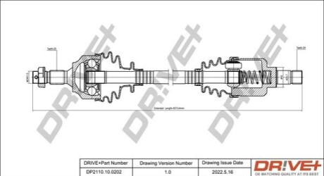 P├ô┼üO┼Ü NAP─śDOWA CITROEN C4 II 09- LEWA DR!VE+ DP2110100202