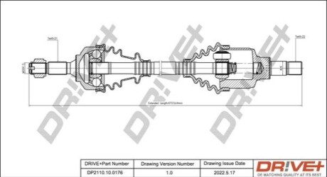 P├ô┼üO┼Ü NAP─śDOWA CITROEN C3 02-10 PRAWA DR!VE+ DP2110100176