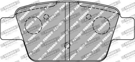 Гальмівні колодки, дискове гальмо.) FERODO FDS1469