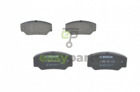 Тормозные колодки, дисковый тормоз.) BOSCH 0986491410