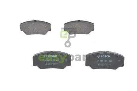 Гальмівні колодки, дискове гальмо.) BOSCH 0986491410