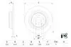 TARCZA HAM. FORD T. KUGA 1,5-2,0 TDCI 14- BOSCH 0986479E82 (фото 1)