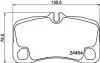 Тормозные колодки, дисковый тормоз.) HELLA 8DB355013791 (фото 4)