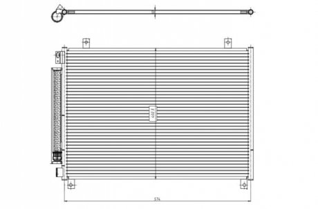 SKRAPLACZ KLIMATYZACJI SUZUKI BALENO 16- NRF 350461 (фото 1)