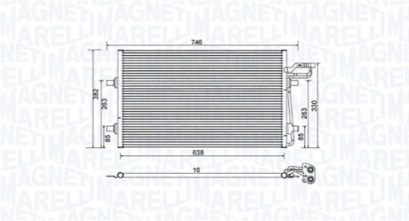 SKRAPLACZ KLIMATYZACJI VOLVO C30 (533)1.6 MAGNETI MARELLI BC934