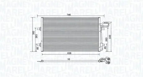 SKRAPLACZ KLIMATYZACJI VOLVO C30 (533)1.6 MAGNETI MARELLI BC934