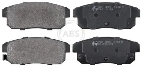 Тормозные колодки, дисковый тормоз.) A.B.S. 37419 (фото 1)