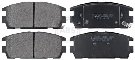 Колодка гальм. диск. задн. (ABS) A.B.S. 37324