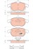 Гальмівні колодки, дискове гальмо.) TRW GDB1686 (фото 1)