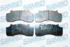 Гальмівні колодки, дискове гальмо.) SAMKO 5SP824 (фото 1)