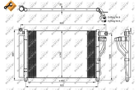 SKRAPLACZ HYUNDAI KLIMATYZACJI ACCENT 06- NRF 35964