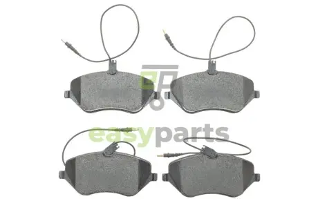 Колодки гальмівні (передні) Citroen C5 08-/C6 05-12/Peugeot 407 04-10/607 00-11 (+датчики) Metelli 2206010