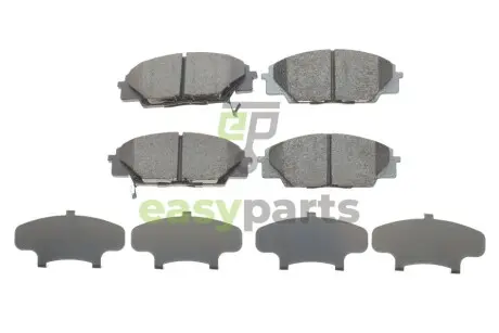 Колодки гальмівні (передні) Honda Civic VII/VIII 99- Metelli 2204350