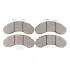 Колодки тормозные (передние) MB 100 88-96 Optimal BP09399 (фото 2)