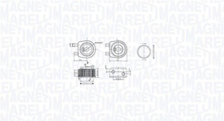 Chłodnica oleju RENAULT SCÉNIC I 1.9 dCi MAGNETI MARELLI 350300001900