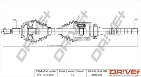 P├ô┼üO┼Ü NAP─śDOWA FORD KUGA 08-12 PRAWA DR!VE+ DP2110100376