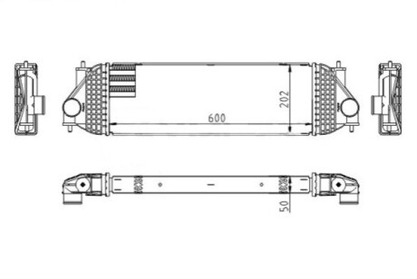 CHLODNICA POWIETRZA GRAND VITARA 1.9 05- HART 614061