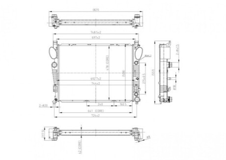 CHLODNICA DB 220 S320-S400-CL600 99-/AUT HART 606474