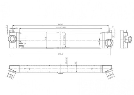 CHLODNICA POWIETRZA DUCATO 2.2-3.0JTD 06 HART 613774