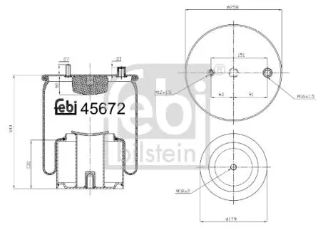 MIECH ZAW PNEUM FEBI TRUCK MAN TGL FEBI BILSTEIN 45672