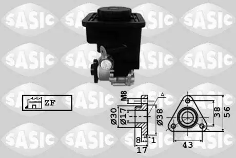 Гідравлічний насос, рульове управління SASIC 7076050