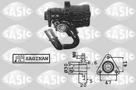Гідравлічний насос, рульове управління SASIC 7076034