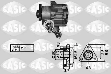 Гідравлічний насос, рульове управління SASIC 7076002