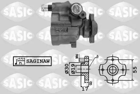 Гідравлічний насос, рульове управління SASIC 7070033
