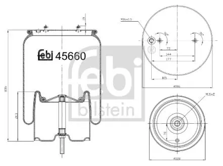 MIECH ZAW PNEUM FEBI TRUCK SCANIA FEBI BILSTEIN 45660