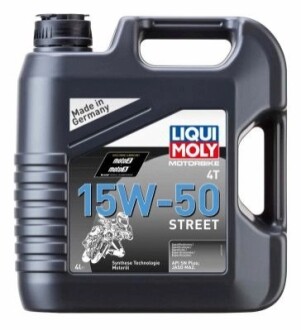 OLEJ LQM MOTORBIKE 4T 15 W-50 STREET 4L LIQUI MOLY 1689