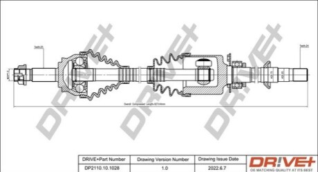 P├ô┼üO┼Ü NAP─śDOWA FIAT DOBLO 01- PRAWA DR!VE+ DP2110101028