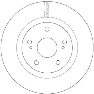 TARCZA HAM./PRZ/ SUZUKI SWIFT V 1.4 17- TRW DF6576