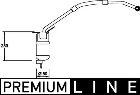 OSUSZACZ KLIMATYZACJI BEHR PREMIUM LINE MAHLE / KNECHT AD273000P
