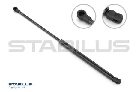 KIA RIO 01/17> L: 500 SKOK: 205 F: 390N STABILUS 197684