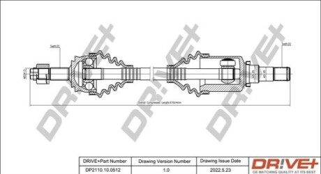 P├ô┼üO┼Ü NAP─śDOWA OPEL CORSA 06- LEWA DR!VE+ DP2110100512