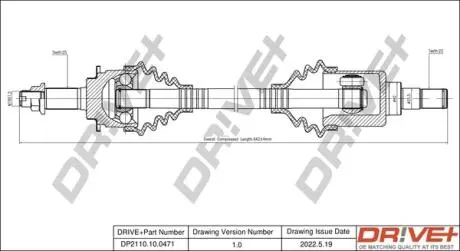 P├ô┼üO┼Ü NAP─śDOWA OPEL AGILA 08- LEWA DR!VE+ DP2110100471