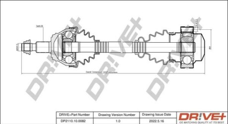 P├ô┼üO┼Ü NAP─śDOWA VW GOLF 98-05 PRAWA DR!VE+ DP2110100082