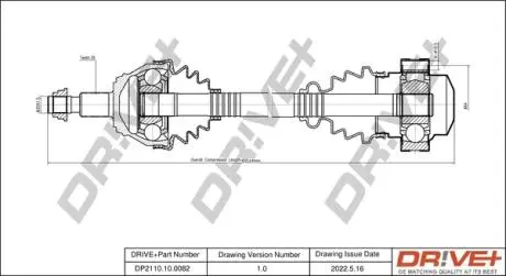 P├ô┼üO┼Ü NAP─śDOWA VW GOLF 98-05 PRAWA DR!VE+ DP2110100082