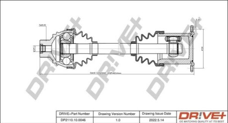 P├ô┼üO┼Ü NAP─śDOWA AUDI A4 07-15 PRAWA DR!VE+ DP2110100046 (фото 1)