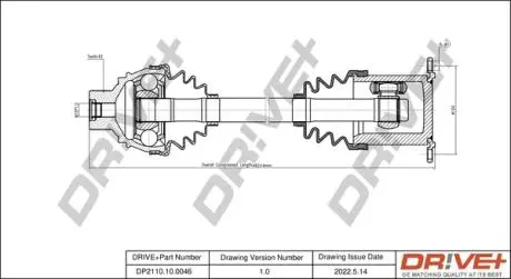 P├ô┼üO┼Ü NAP─śDOWA AUDI A4 07-15 PRAWA DR!VE+ DP2110100046